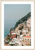 The Cliff - Positano Wooden Framed Print