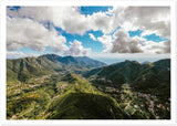 Tramonti Mountains Aerial View Premium Semi-Glossy Print