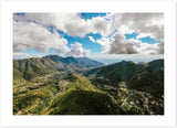 Tramonti Mountains Aerial View Premium Semi-Glossy Print
