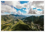 Tramonti Mountains Aerial View Premium Semi-Glossy Print