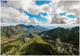 Tramonti Mountains Aerial View Premium Semi-Glossy Print