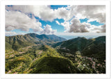 Tramonti Mountains Aerial View Premium Semi-Glossy Print