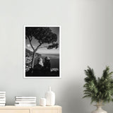 "Villa Rufolo" Ravello BW Matte Paper Print - AMALFITANA STORE