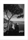 "Villa Rufolo" Ravello BW Matte Paper Print - AMALFITANA STORE